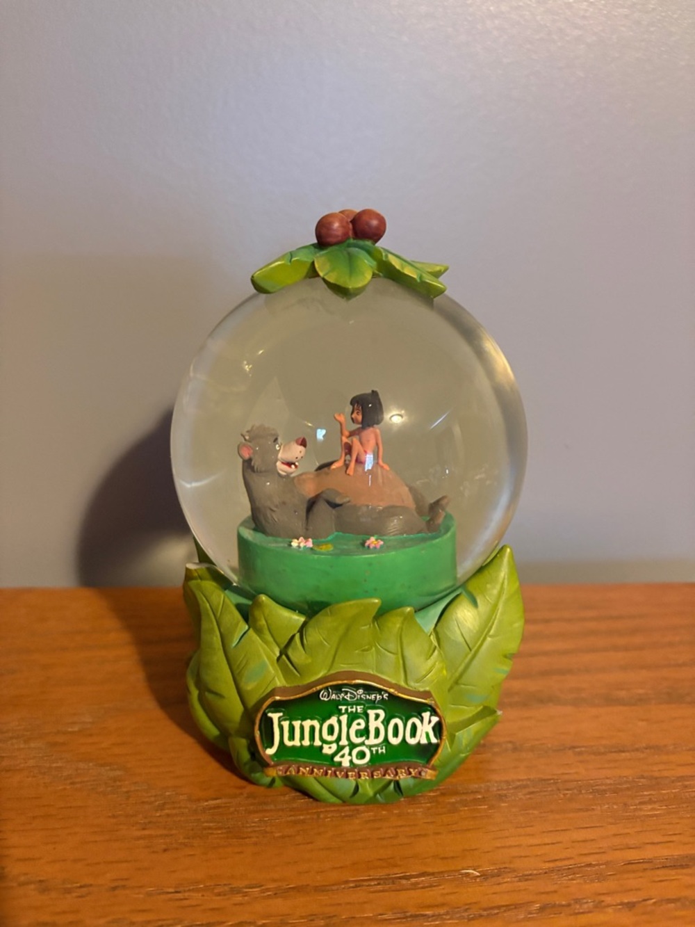 Disney The Jungle Book 40th Anniversary Snow Globe - Green